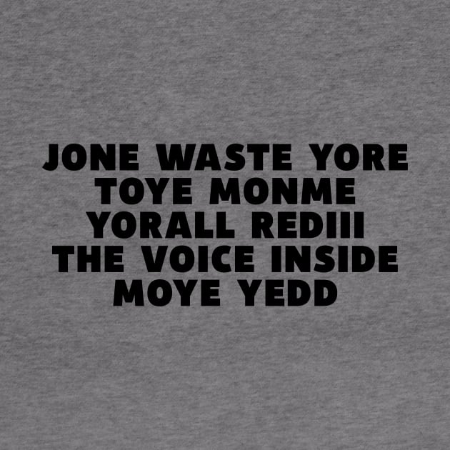 JONE WASTE YORE Funny I Miss You Jone Waste Yore Toye Monme by DesignergiftsCie